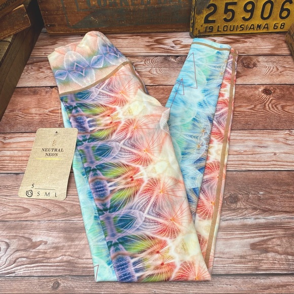 Niyama Sol Pants - 🆕🆕✨ NIYAMA SOL VINTAGE RARE DANDELION ENDLESS HI-WAIST LEGGING NWT XS + SMALL